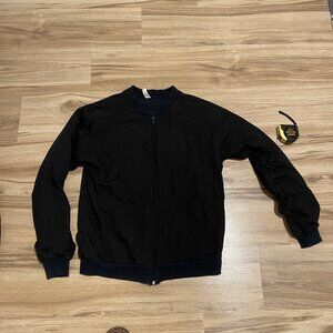 Vintage American Apparel Black Full-Zip Jacket M Medium